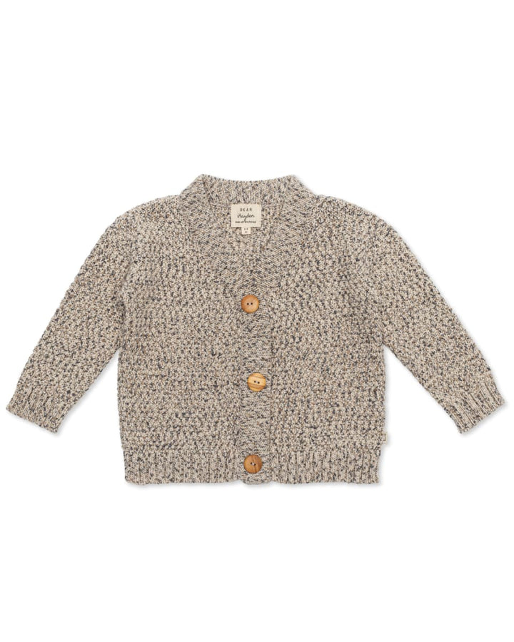 Knit Cardigan with Magnetic Opening - Rhino Gray