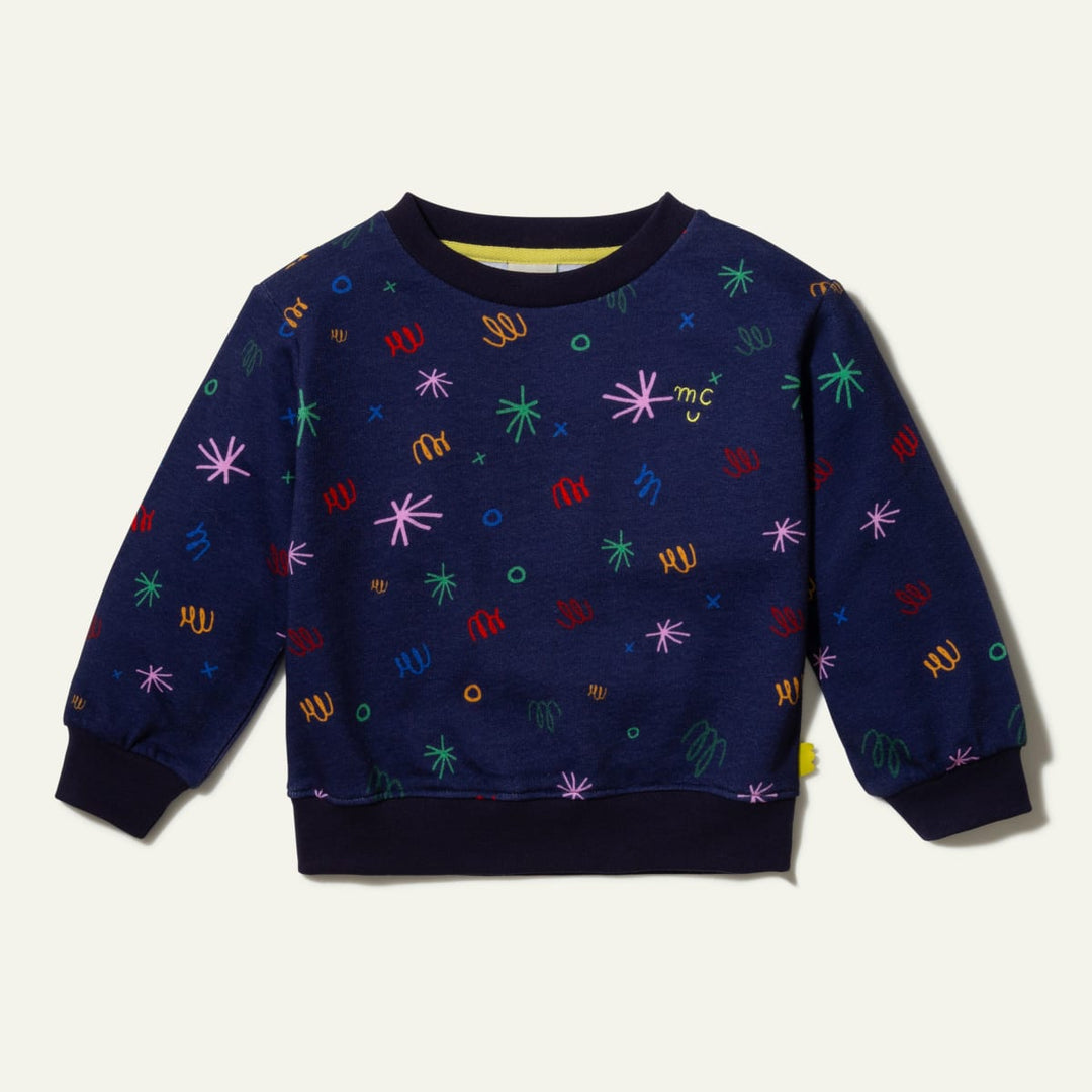 Confetti Kid Sweatshirt - Blue Ribbon Confetti