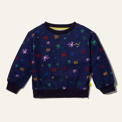 Confetti Kid Sweatshirt - Blue Ribbon Confetti