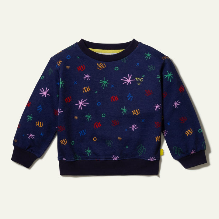 Confetti Kid Sweatshirt - Blue Ribbon Confetti