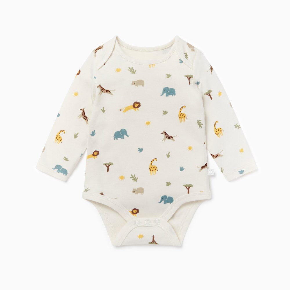 Safari Long Sleeve Bodysuit Bodysuits + Onesies Mori