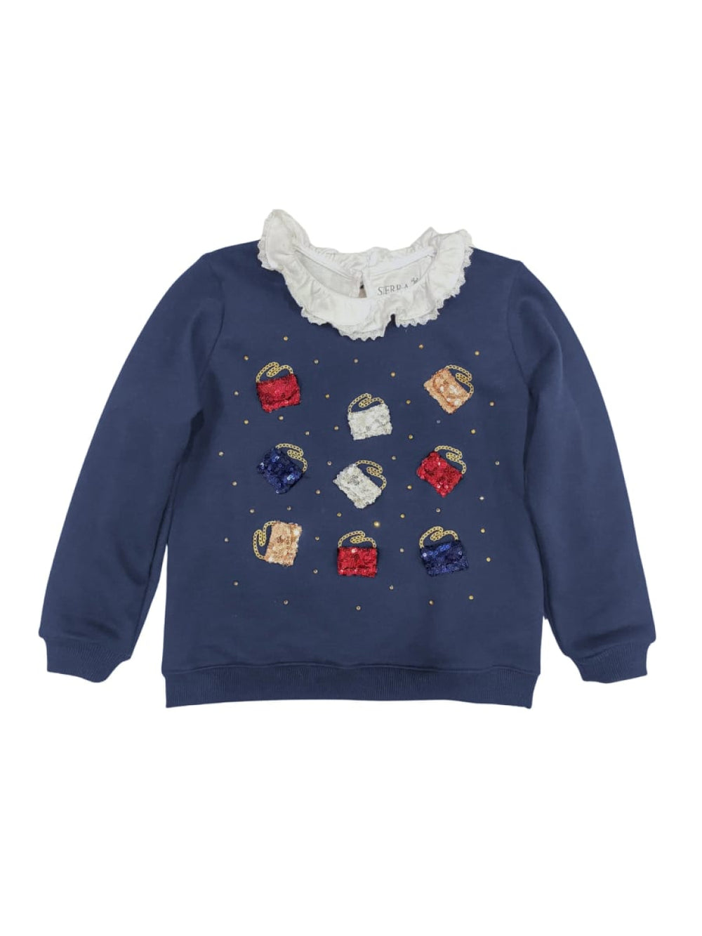 GALIA Sweatshirt - Navy - Crewneck Sweatshirt