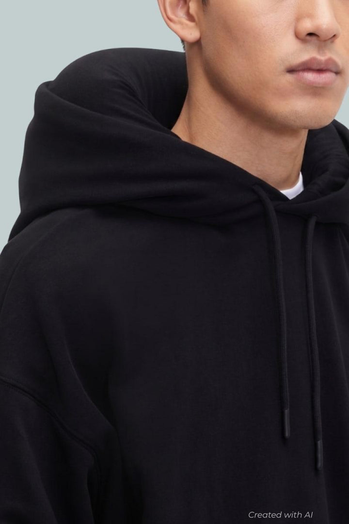 GAP × BÉIS Adult Heavyweight Travel Hoodie - Black - Hoodie