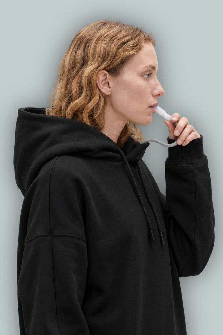 GAP × BÉIS Adult Heavyweight Travel Hoodie - Black - Hoodie