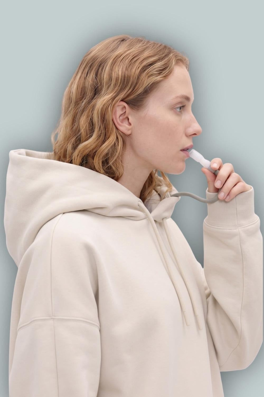 GAP × BÉIS Adult Heavyweight Travel Hoodie- Light Tundra - XXS - Hoodie