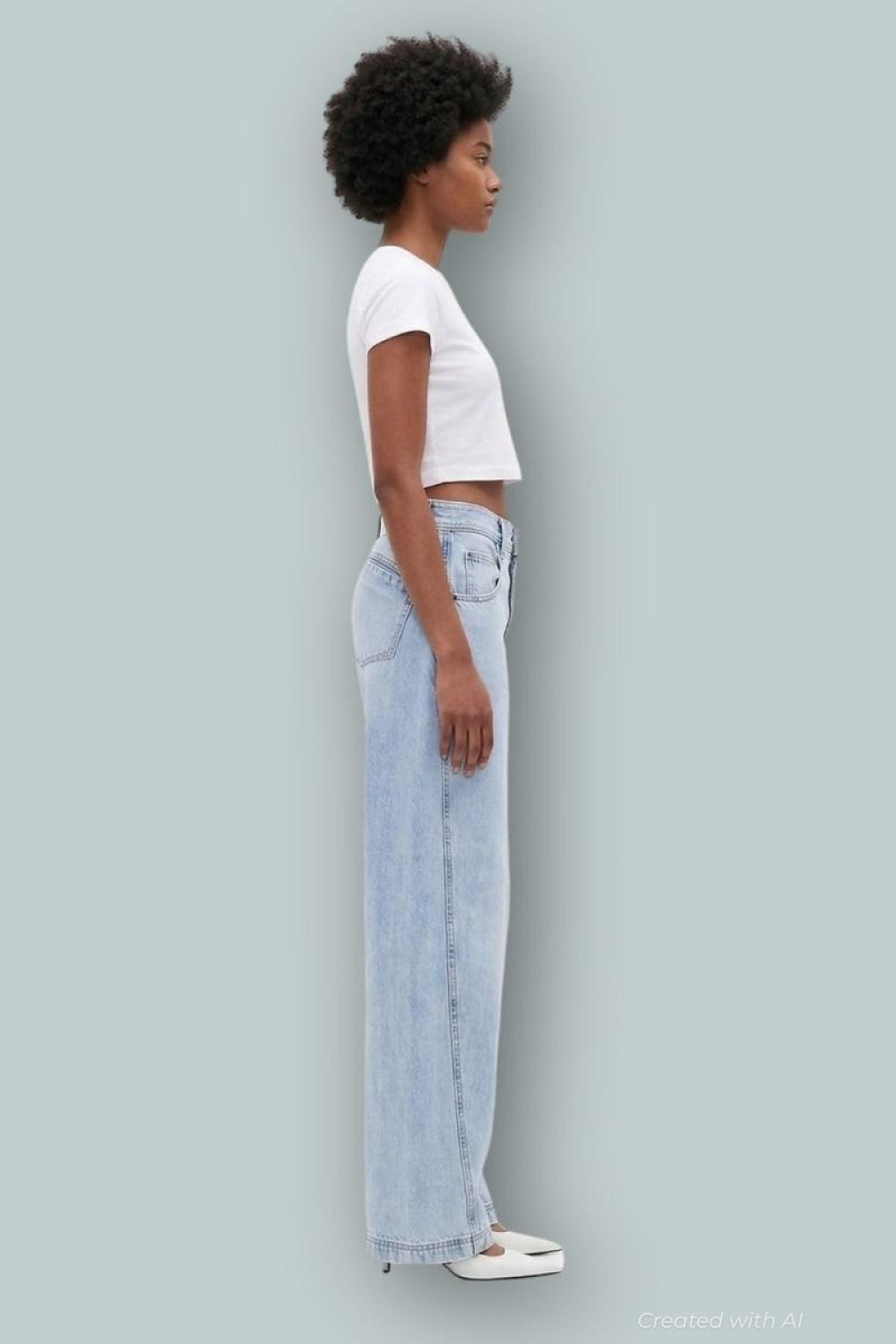 GAP × BÉIS High Rise Barrel Jeans - Medium Wash - Jeans