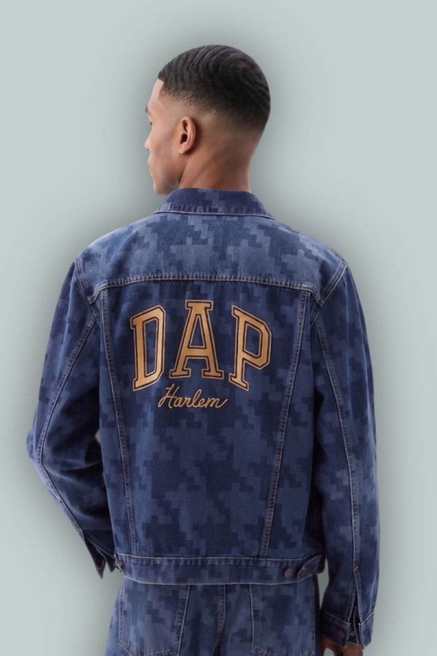 GAP × DAP Organic Cotton Icon Denim Jacket - Dark Indigo - Denim Jacket