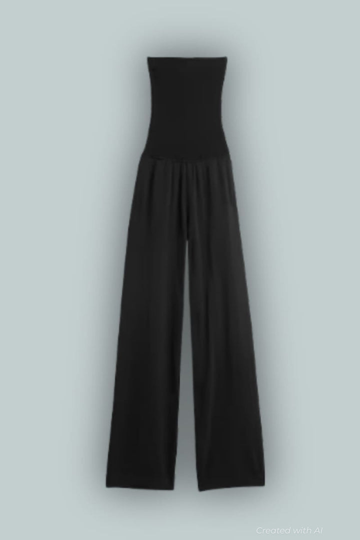 GAP x BÉIS Convertible Bandeau Jumpsuit - Black - Jumpsuit