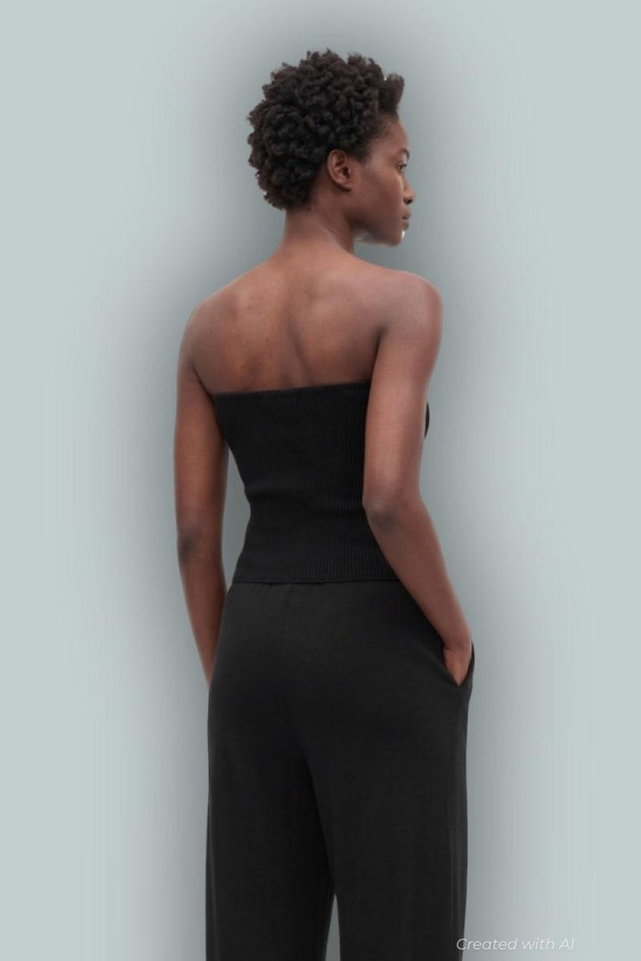 GAP x BÉIS Convertible Bandeau Jumpsuit - Black - Jumpsuit