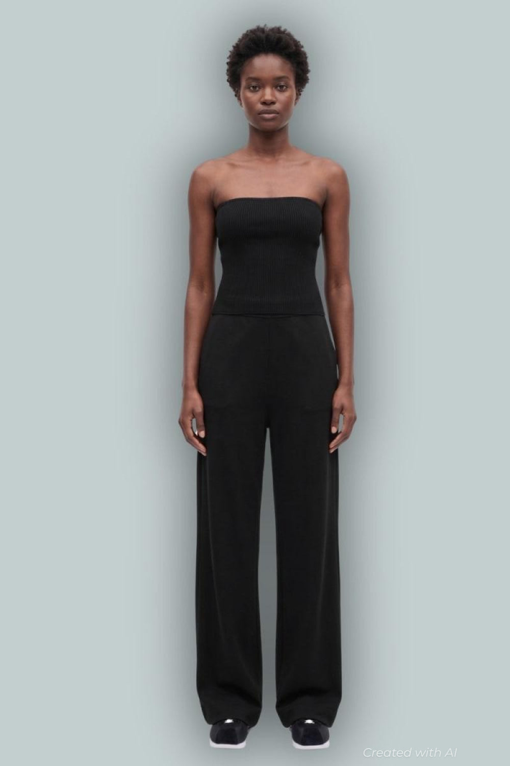 GAP x BÉIS Convertible Bandeau Jumpsuit - Black - Jumpsuit