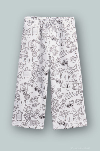 GAP x BÉIS Doodle Jogger - Optic White - 6-12M - Joggers