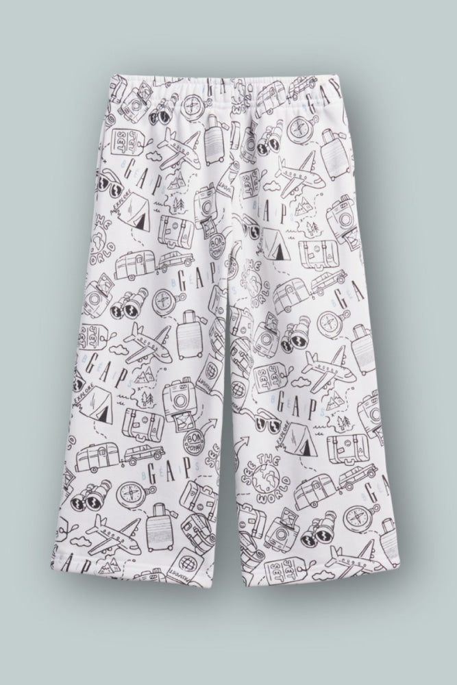 GAP x BÉIS Doodle Jogger - Optic White - 6-12M - Joggers