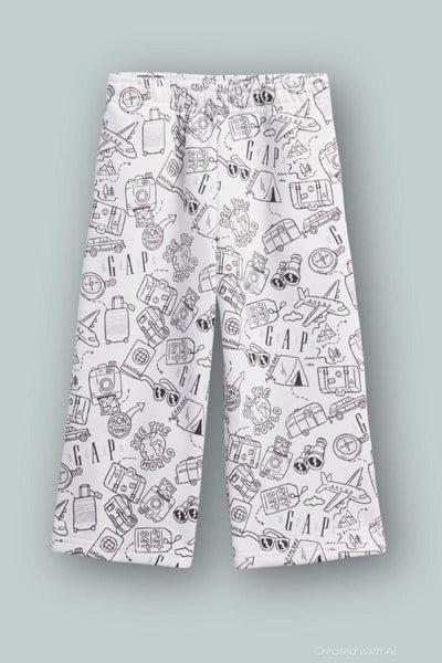 GAP x BÉIS Doodle Jogger - Optic White - 6-12M - Joggers