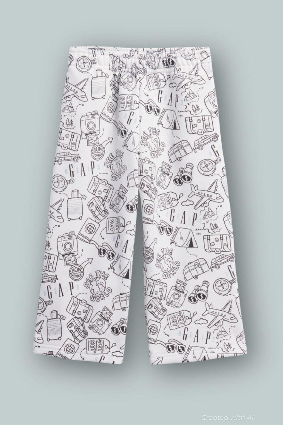 GAP x BÉIS Doodle Jogger - Optic White - 6-12M - Joggers