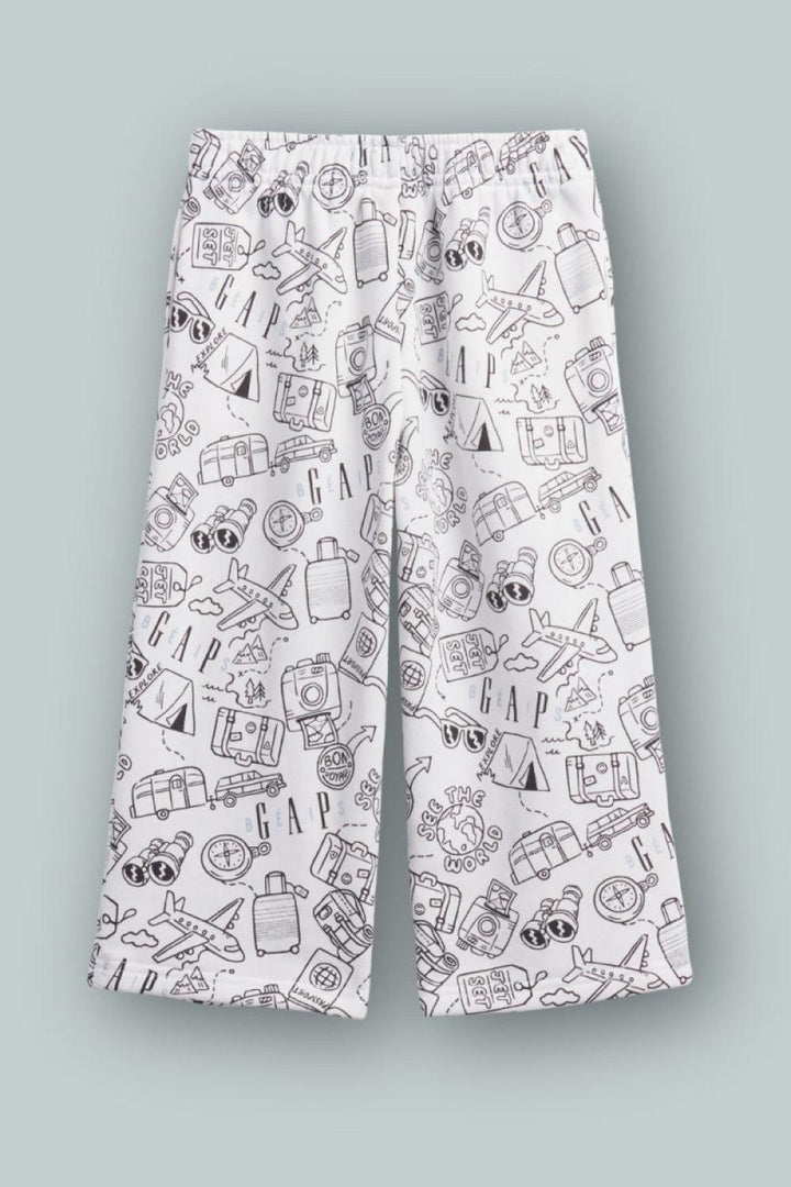 GAP x BÉIS Doodle Jogger - Optic White - 6-12M - Joggers