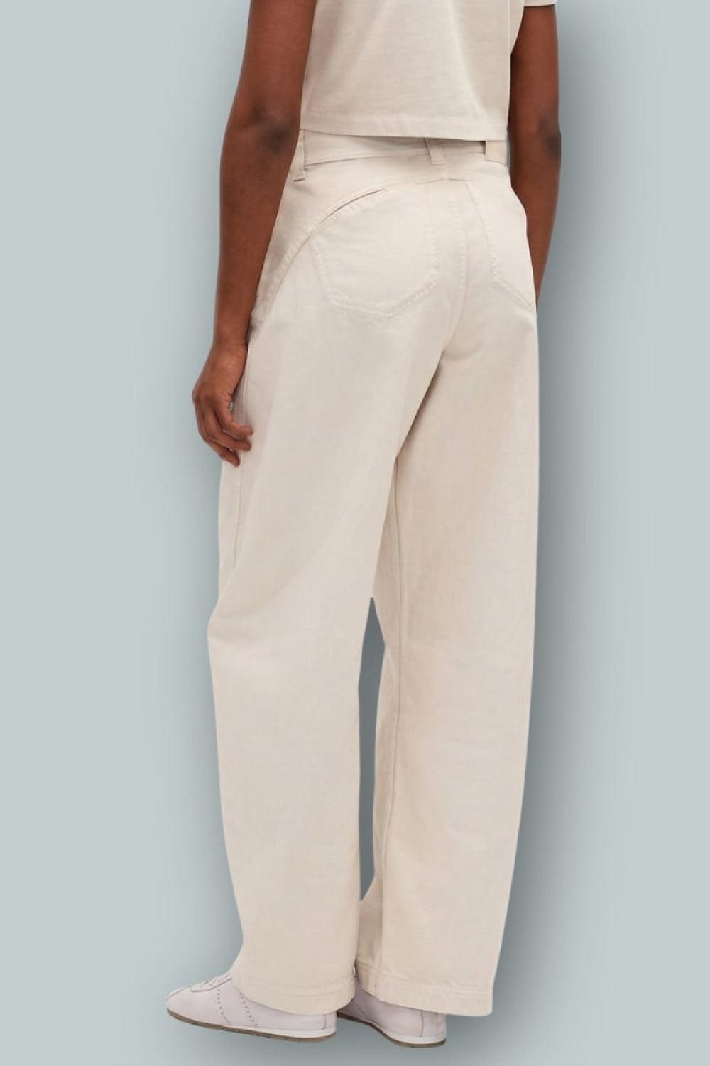 GAP x BÉIS High Rise Barrel Jeans - Light Tundra - Jeans