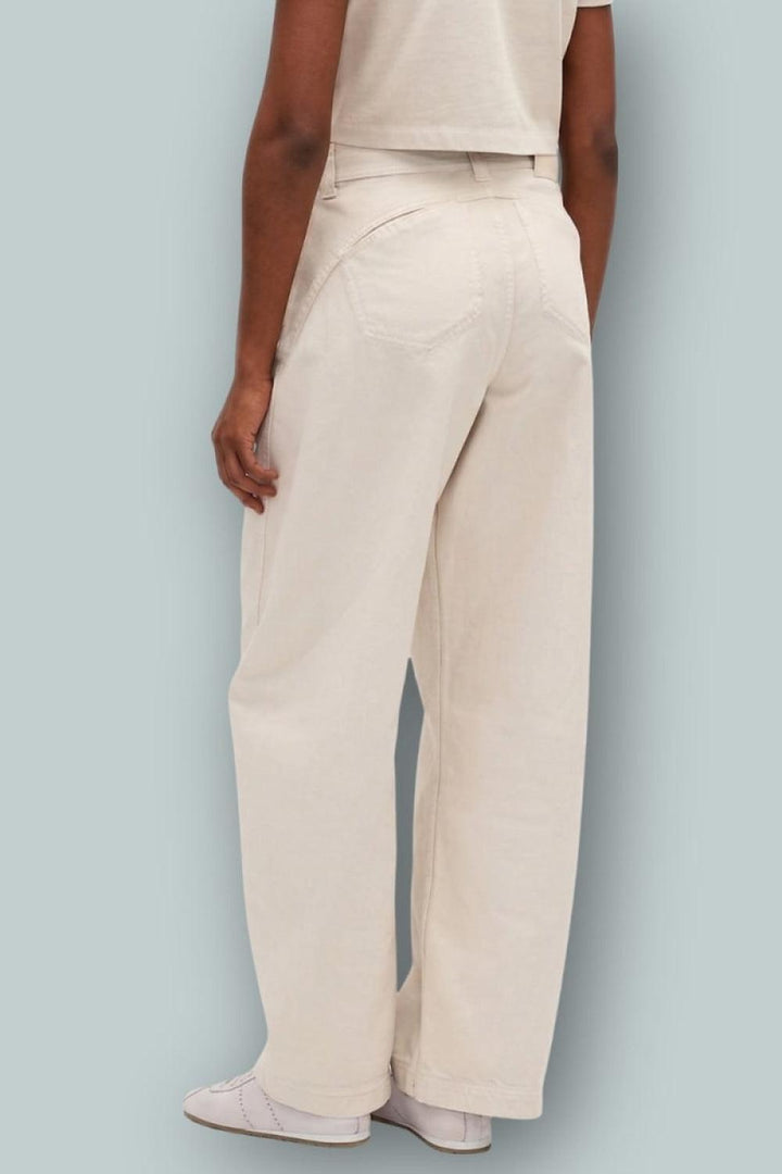 GAP x BÉIS High Rise Barrel Jeans - Light Tundra - Jeans