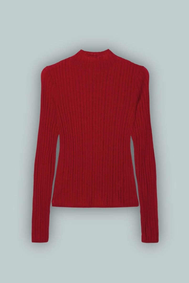 GAP x Cult Gaia Sheer Mockneck Top - Sled - Mockneck