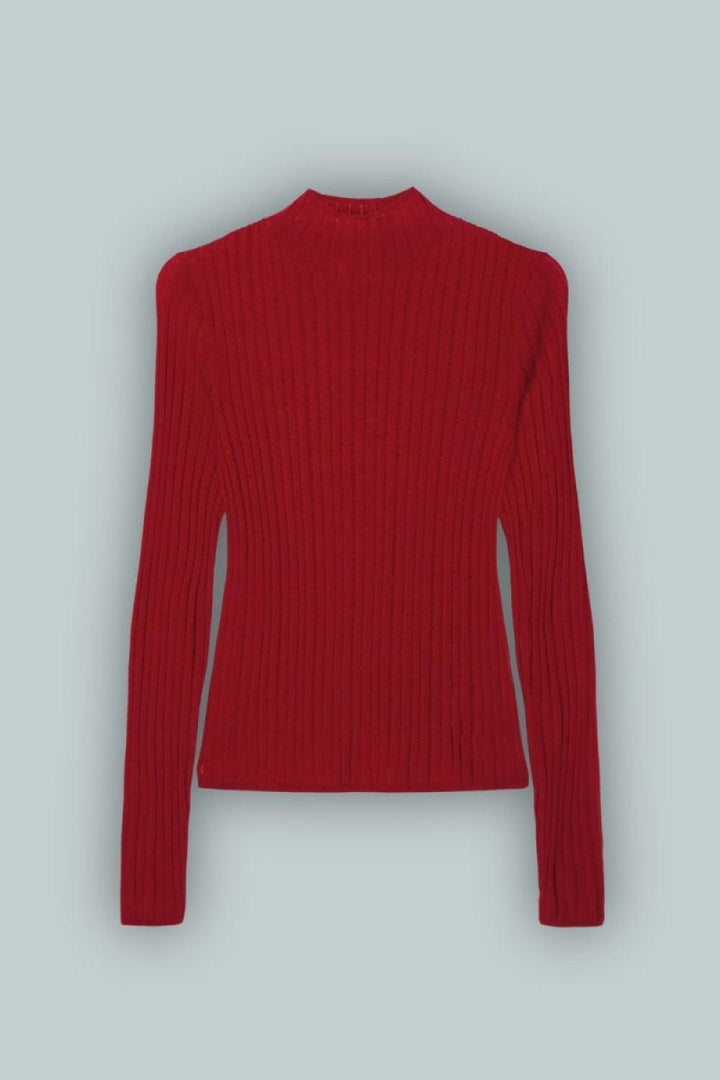 GAP x Cult Gaia Sheer Mockneck Top - Sled - Mockneck