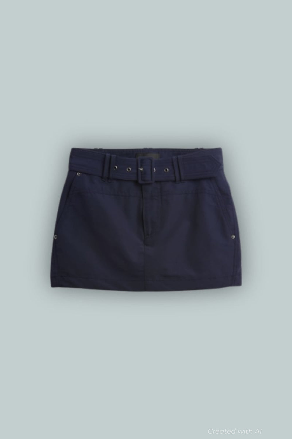GapStudio Belted Mini Skirt - New Classic Navy - Skirt