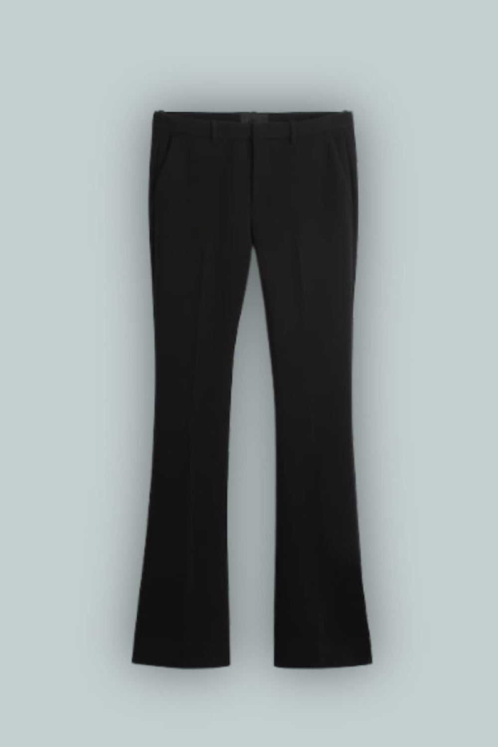 GapStudio Low Rise Double Knit Flare Pants - True Black - Pants