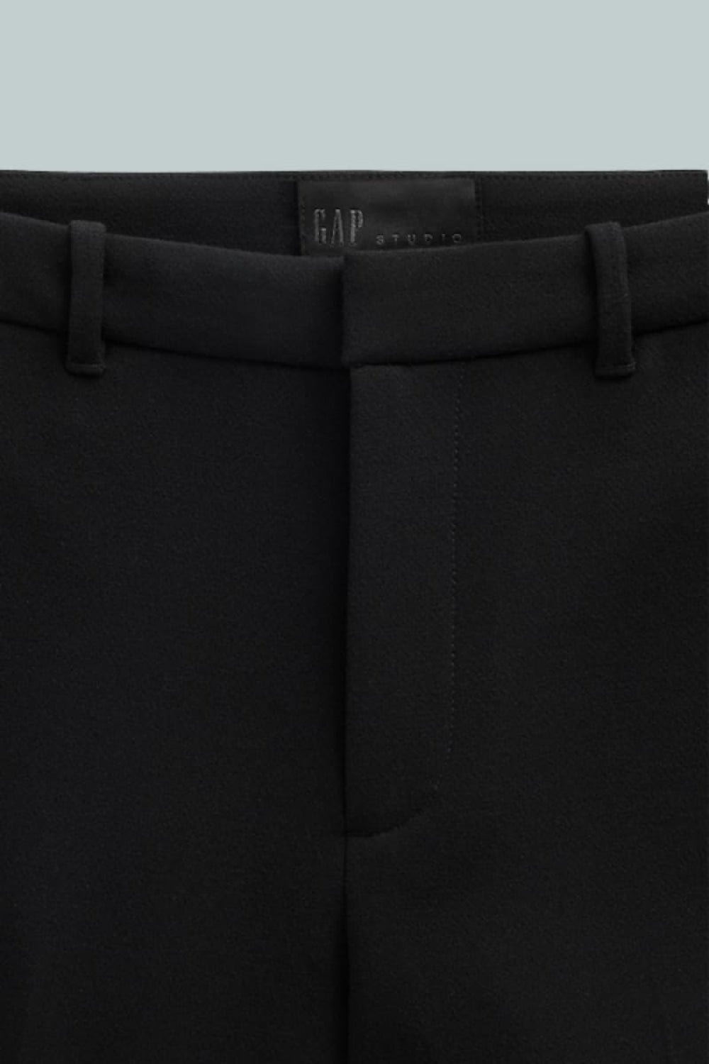 GapStudio Low Rise Double Knit Flare Pants - True Black - Pants