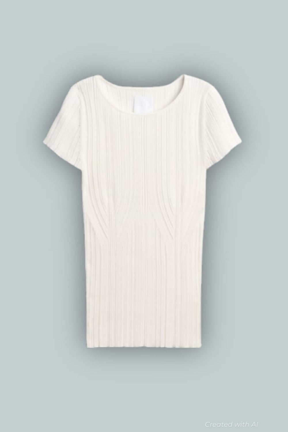 GapStudio Rib T-Shirt - New Off White - T-shirt