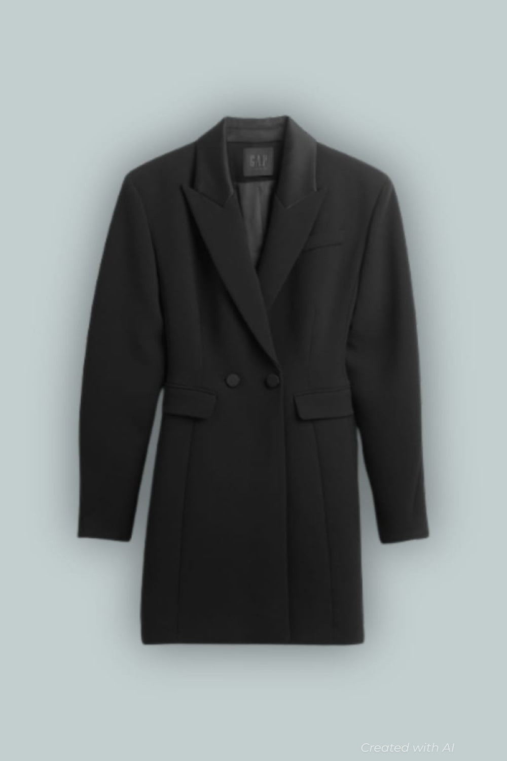 GapStudio Tailored Blazer Dress - Black - Dresses
