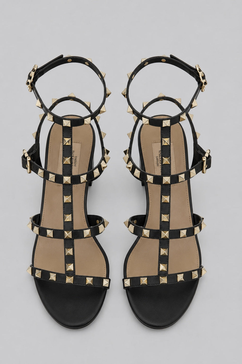 Garavani Rockstud City Block Heel Sandals - Black - EU 40 - Sandals