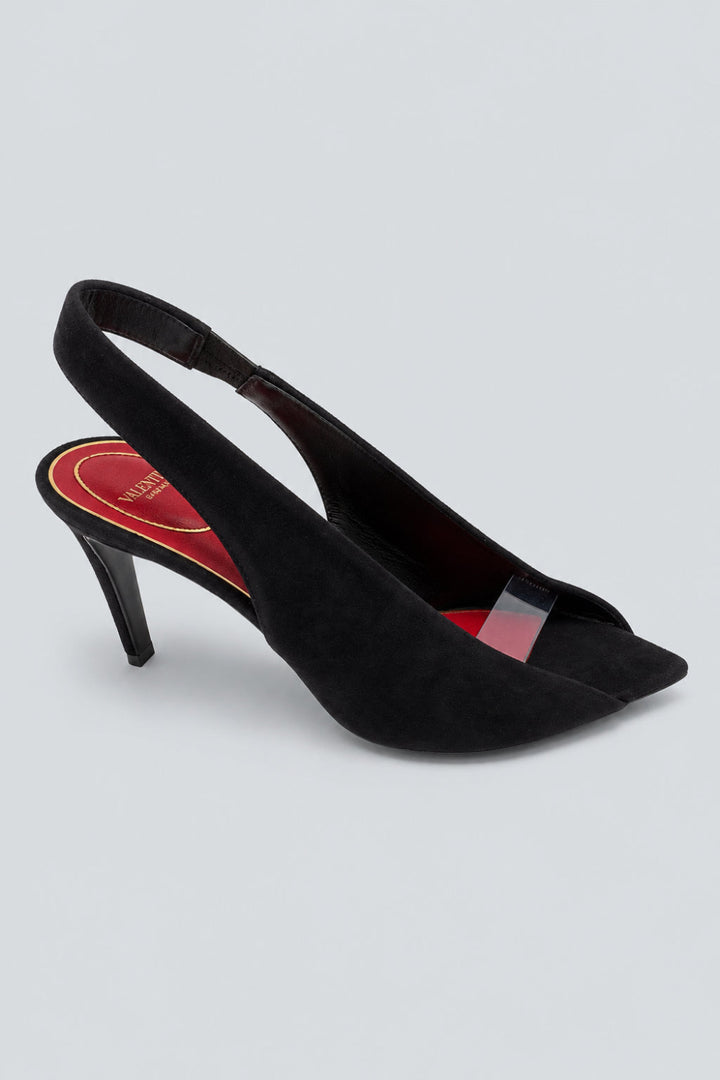 Garavani Slingback Sandals - Black - 9 - Pumps