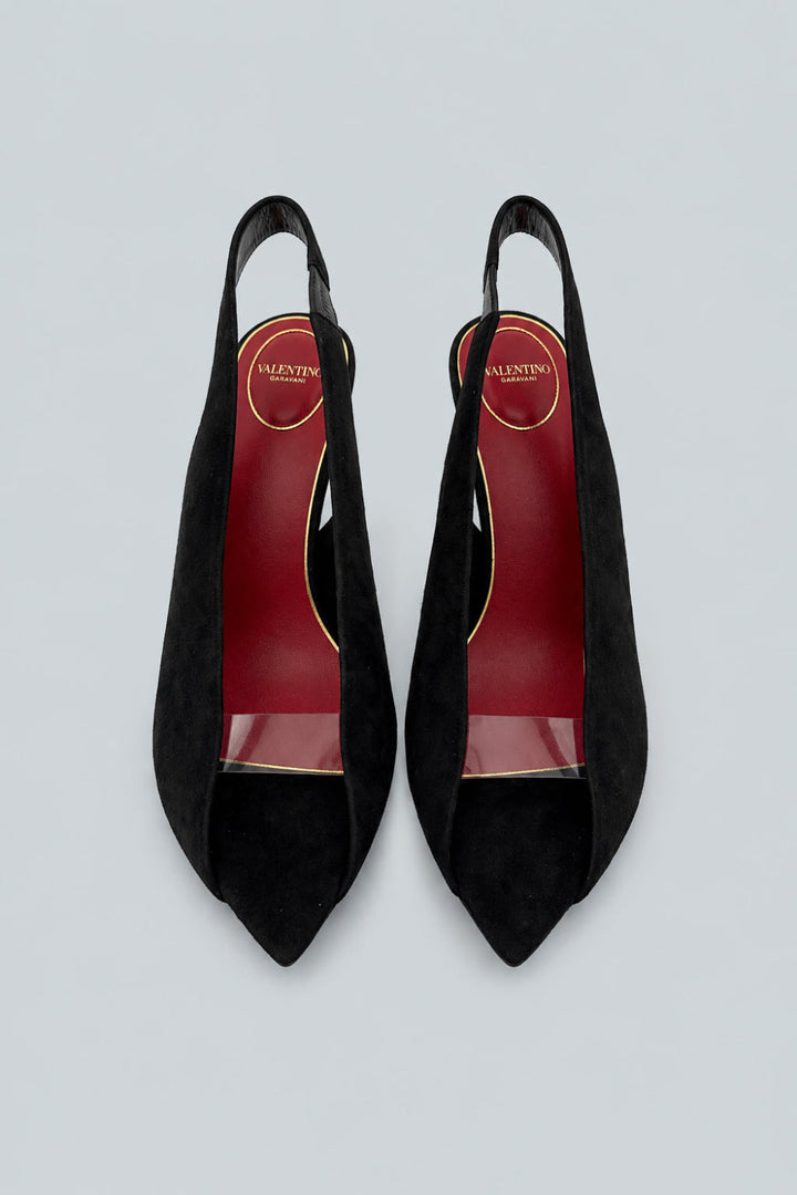 Garavani Slingback Sandals - Black - 9 - Pumps