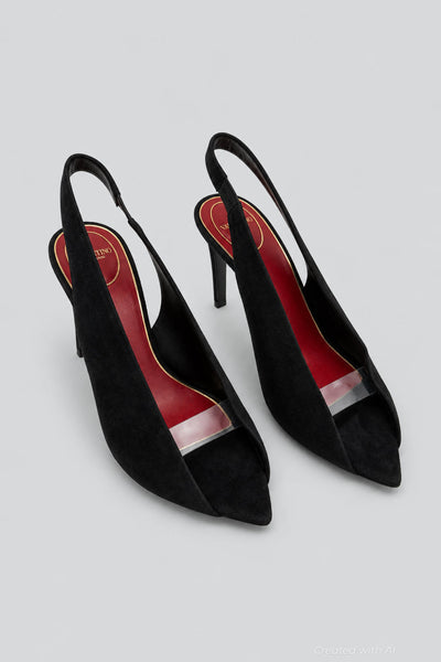 Garavani Slingback Sandals - Black - 9 - Pumps