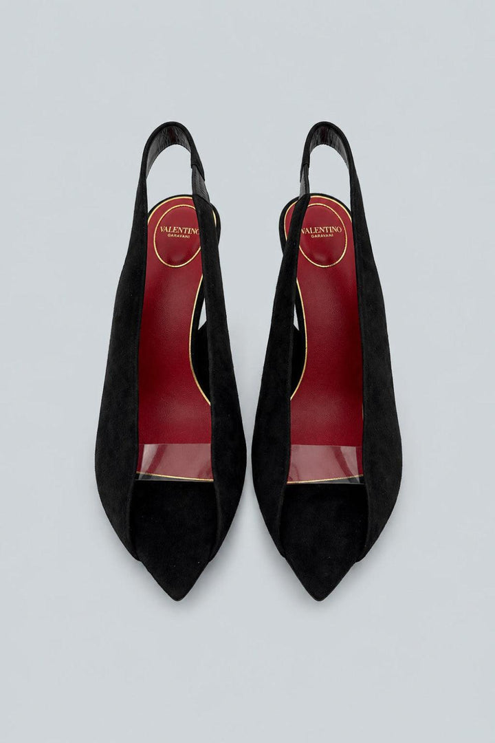 Garavani Slingback Sandals - Black - 9 - Pumps
