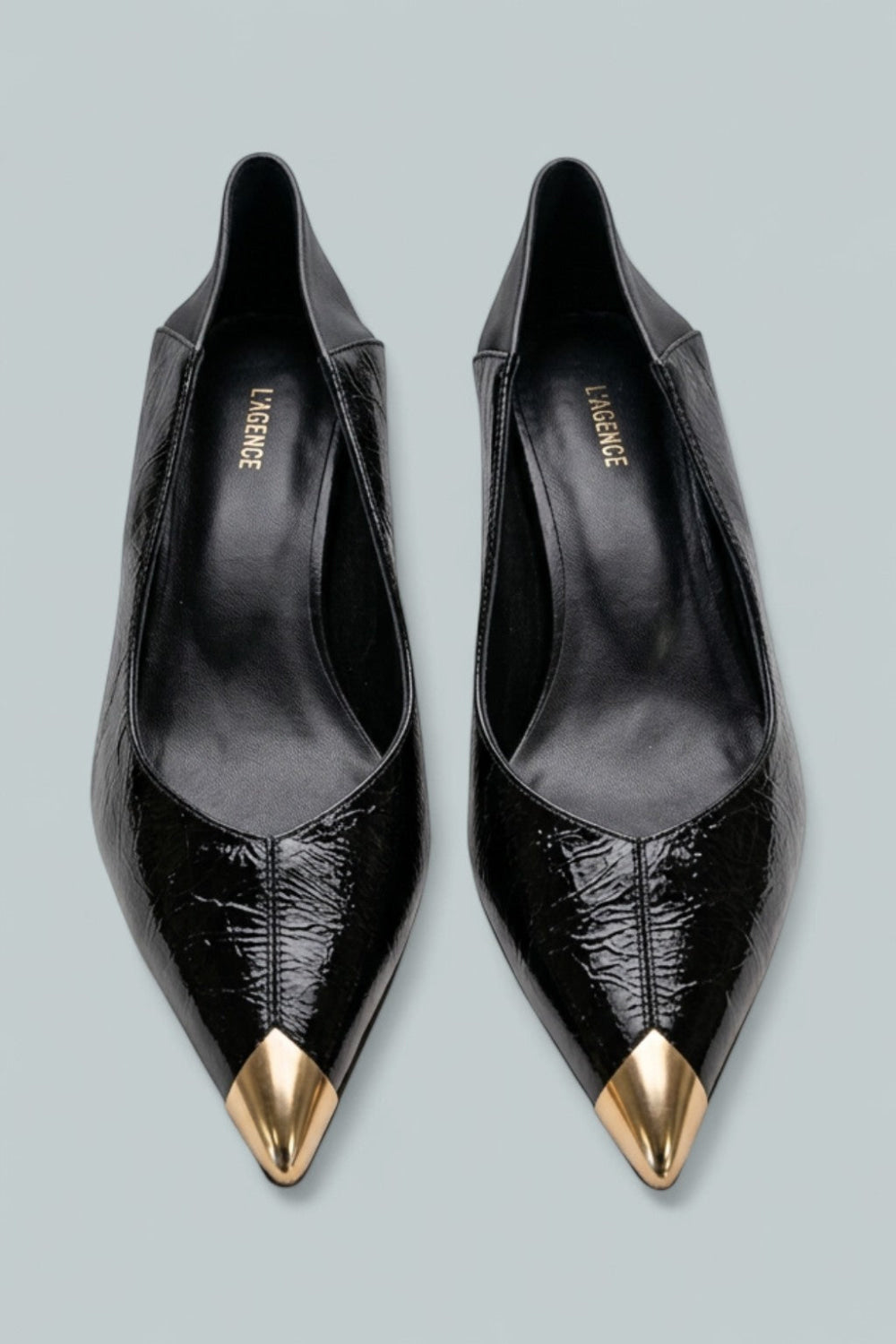 Garlan Kitten-Heel Pump - Black Patent - 7.5 US / 37.5 EU - Sandal