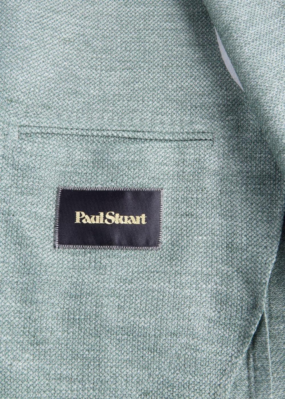 Garment Dyed Basket Weave Jacket - Mint - Blazer