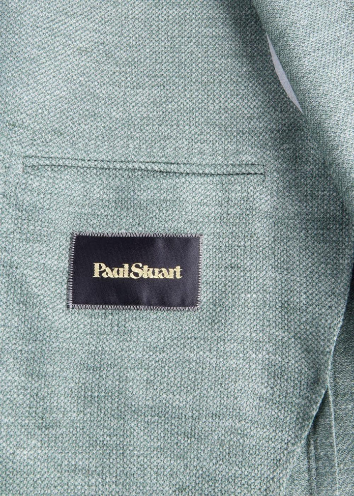 Garment Dyed Basket Weave Jacket - Mint - Blazer