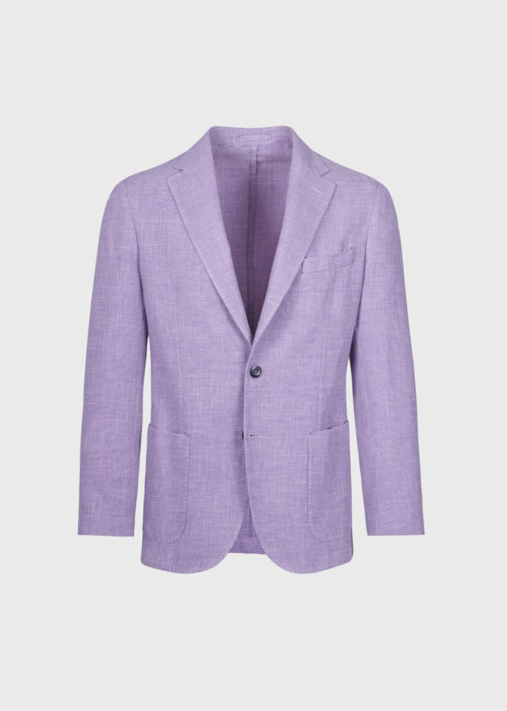 Garment Dyed Basketweave Jacket - Lavender - Blazer