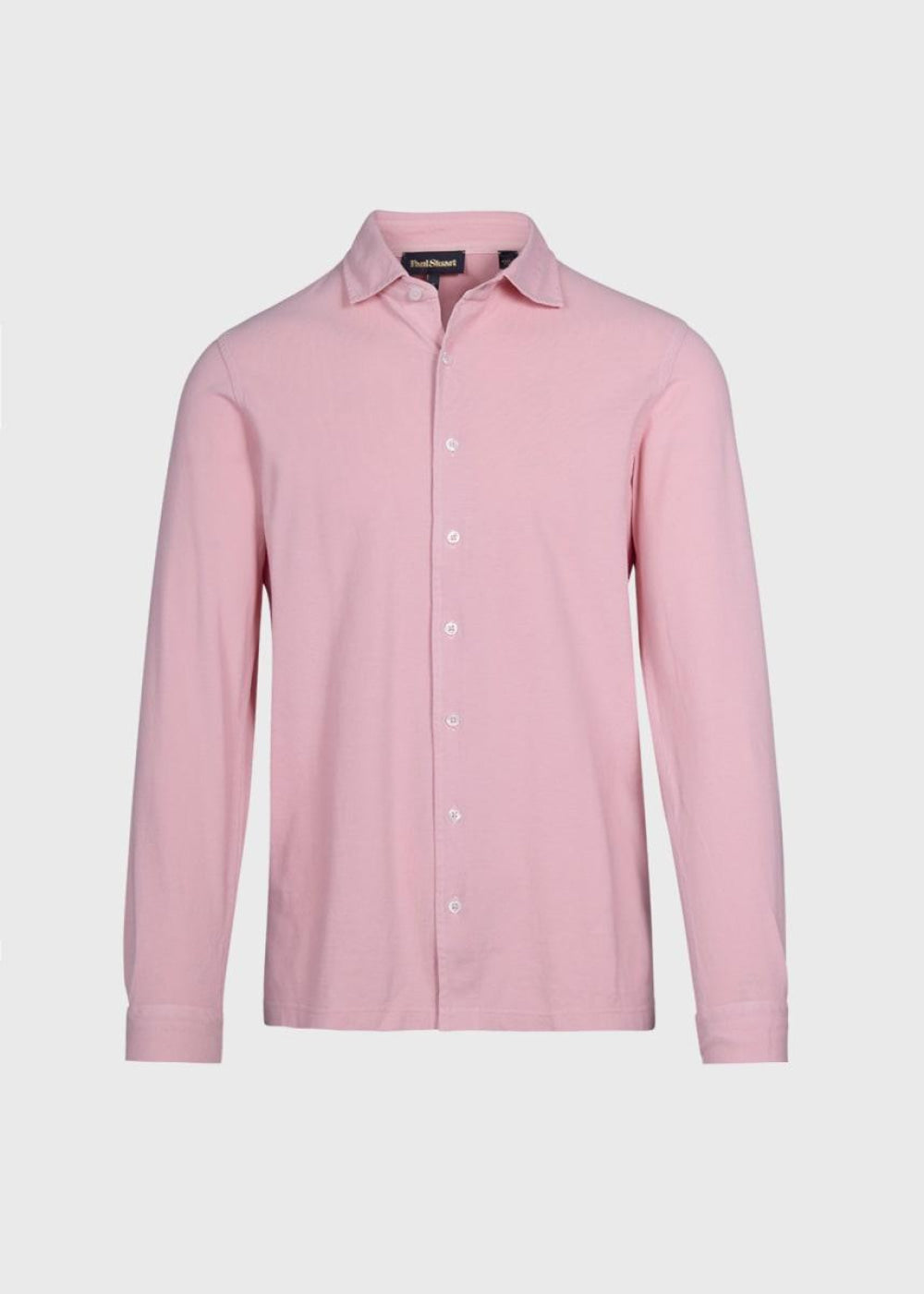 Garment Dyed Button Down Shirt - Pink - S (38) - Collared Shirt