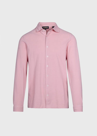 Garment Dyed Button Down Shirt - Pink - S (38) - Collared Shirt