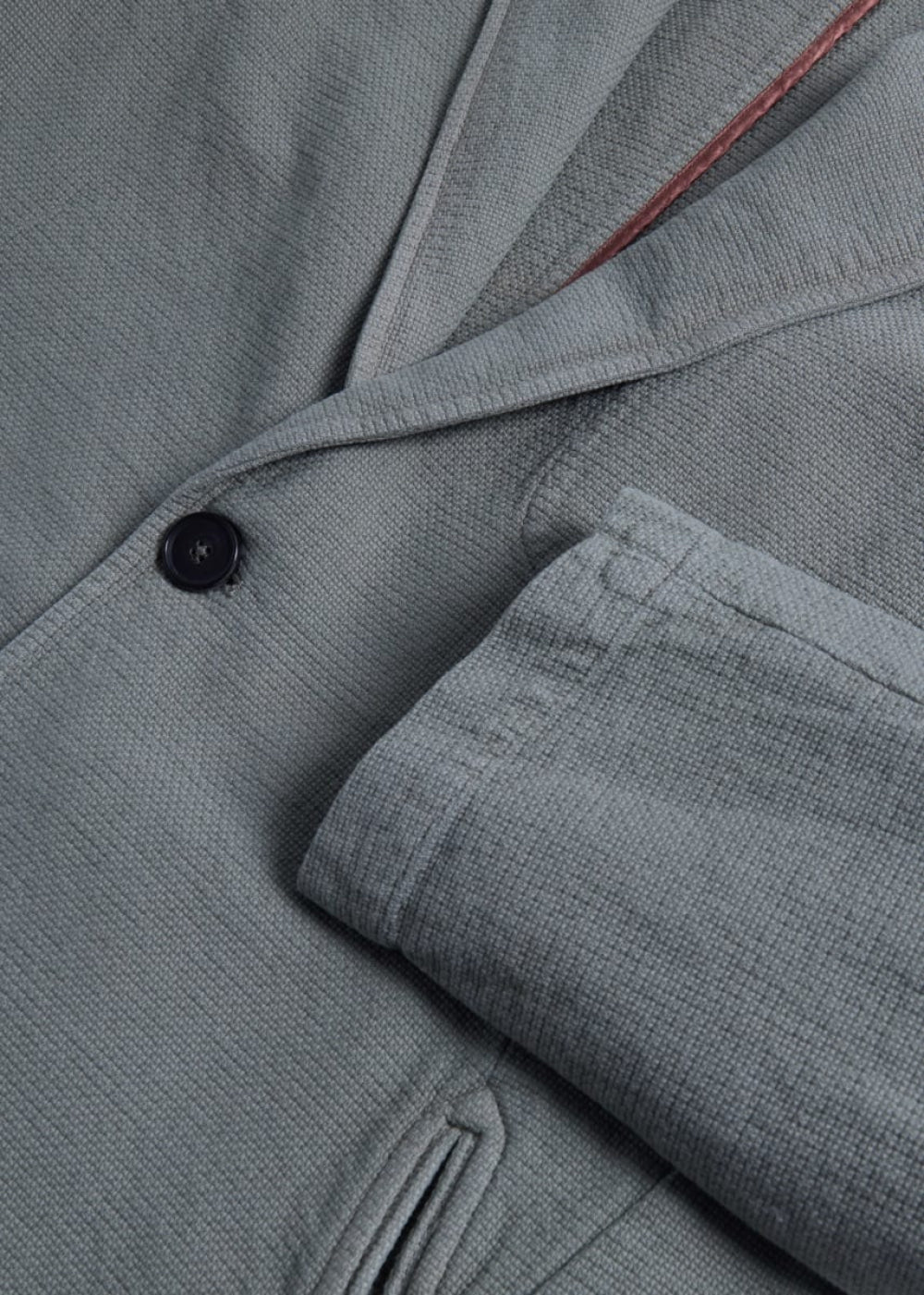 Garment Dyed Cotton Jacket - Sage - Blazer
