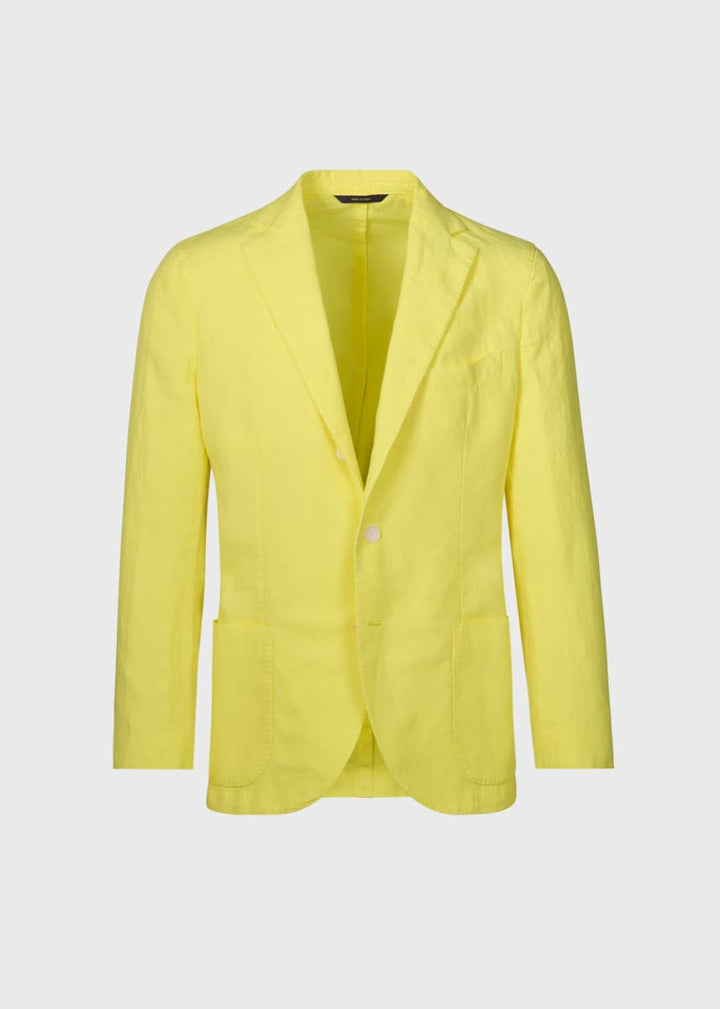 Garment Dyed Jacket - Yellow - Blazer