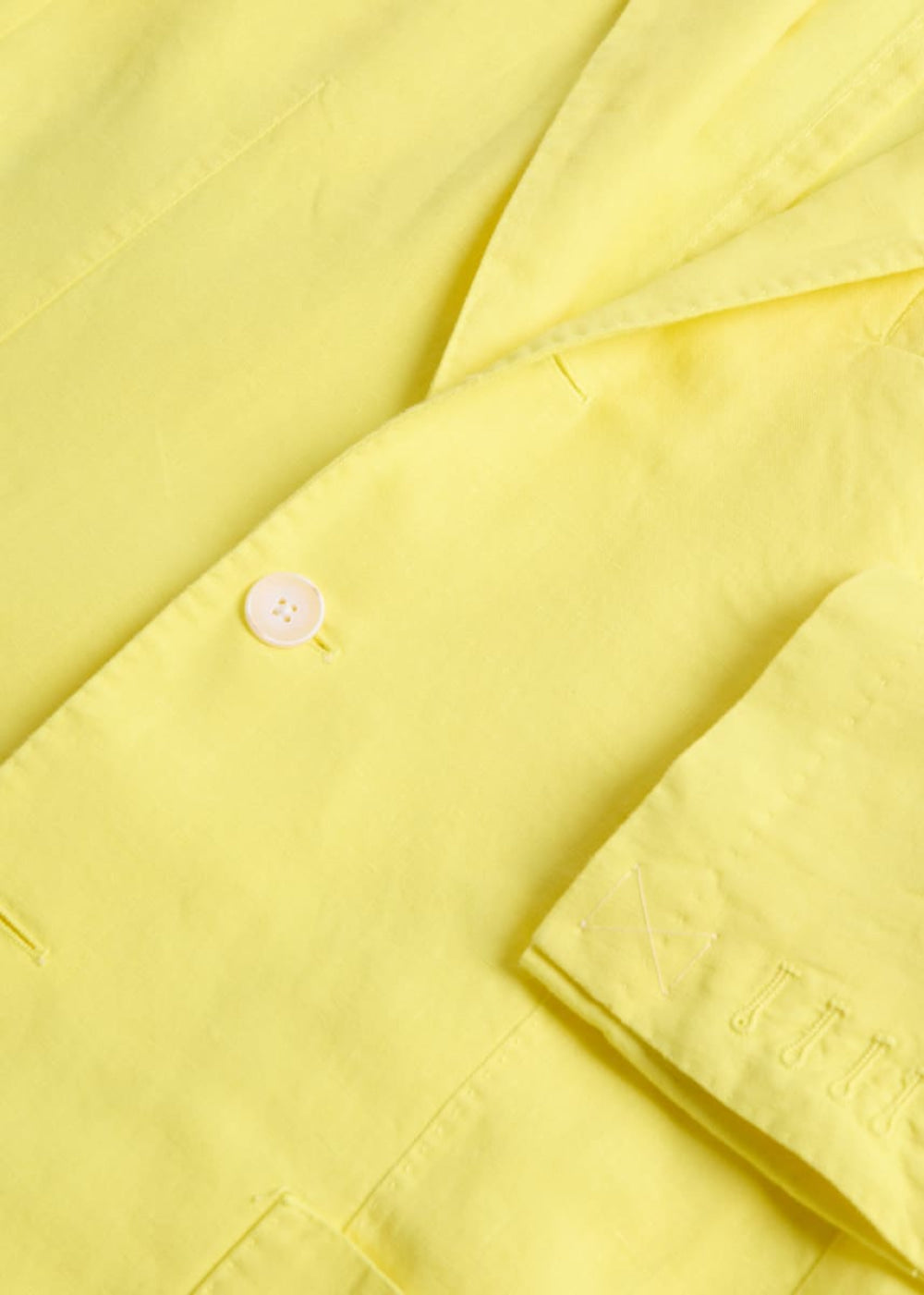 Garment Dyed Jacket - Yellow - Blazer