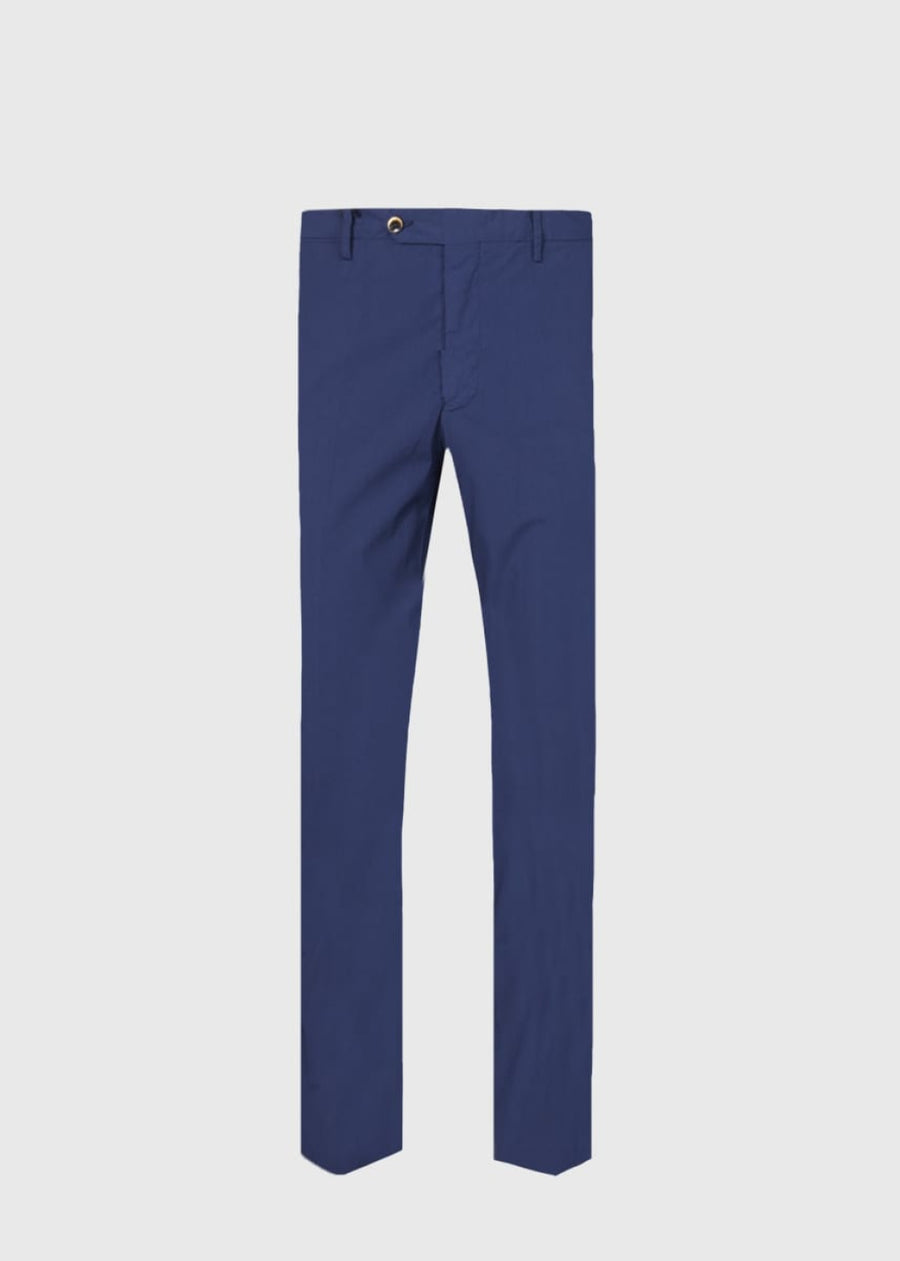 Garment Washed Cotton Pant - Navy - 38 - Trouser