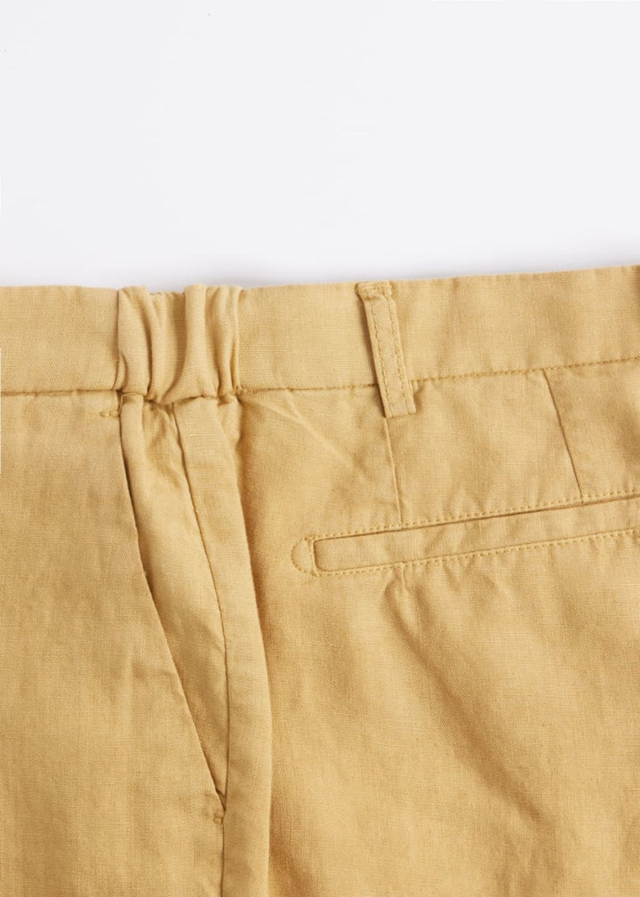 Garment Washed Linen Pant - Desert - 40 - Trouser