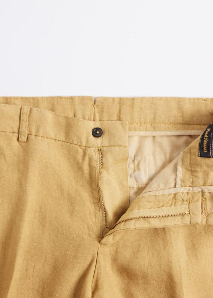 Garment Washed Linen Pant - Desert - 40 - Trouser