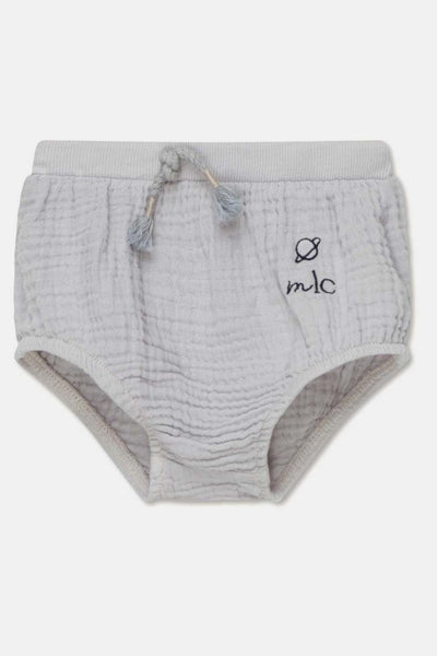 Gauze baby bloomers - Soft grey - 6M - Bloomer