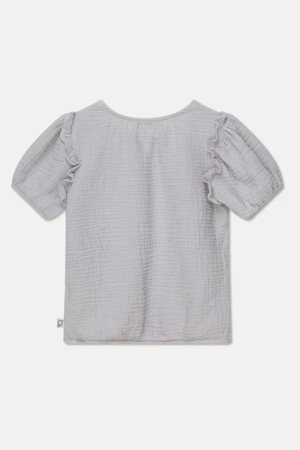 Gauze crop top - Soft grey - 8Y - Crop Top