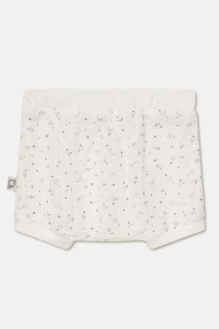 Gauze star-print baby shorts - Ivory - 6M - Shorts