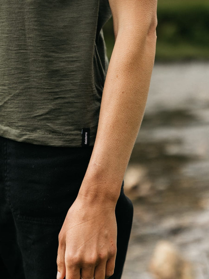 Women's Seeker Merino Scoop Neck T-Shirt - Olive