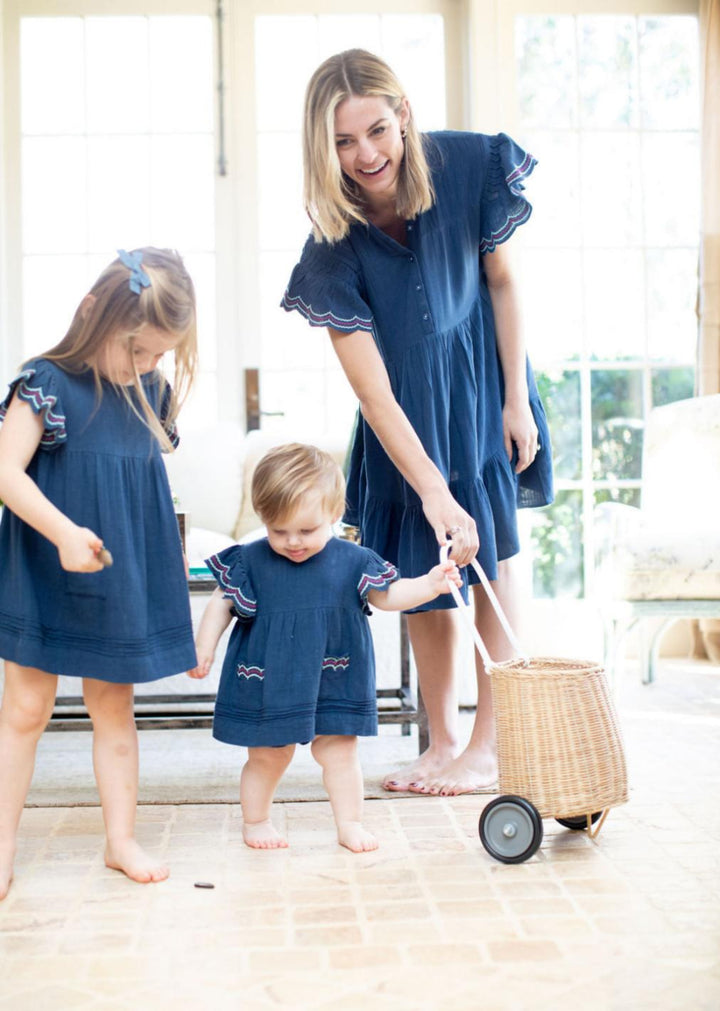 Gemma Dress in Marine - XS - Dresses